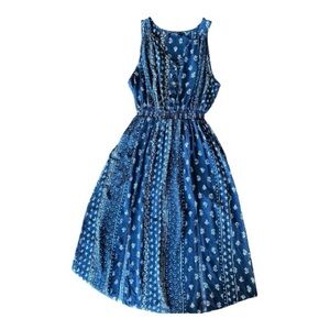 New Look Blue Boho Maxi Dress Size 1X